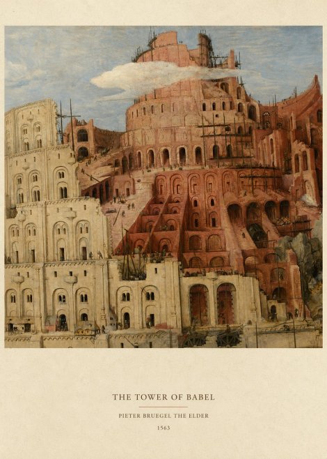 Pieter Bruegel The Tower of Babel XIII No6 - Juliste