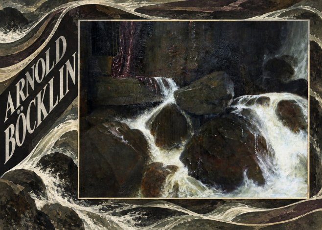 Arnold Böcklin The Nymph of the Waterfall No5 - Juliste