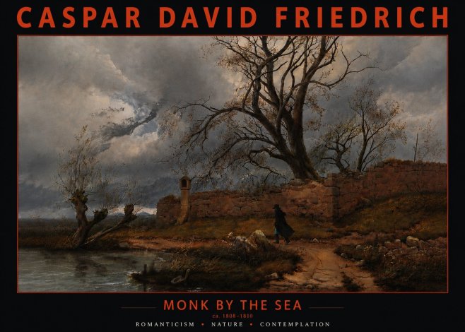 Caspar David Friedrich Autumn Landscape with Ruin No6 - Juliste
