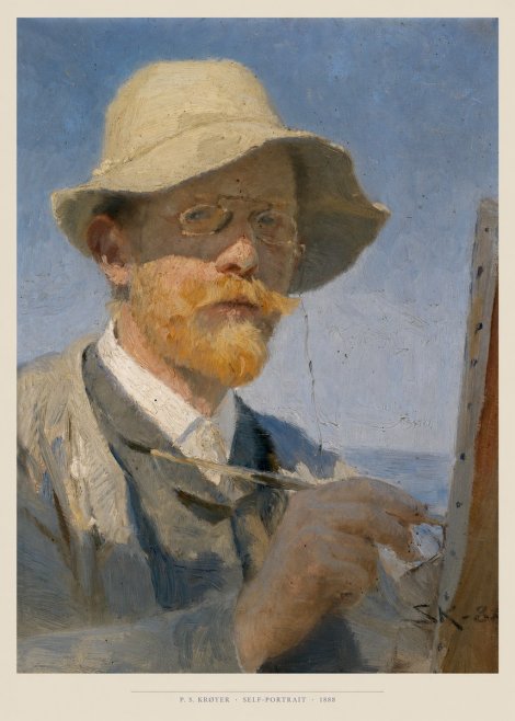 P.S. Krøyer Self-portrait III No6 - Juliste