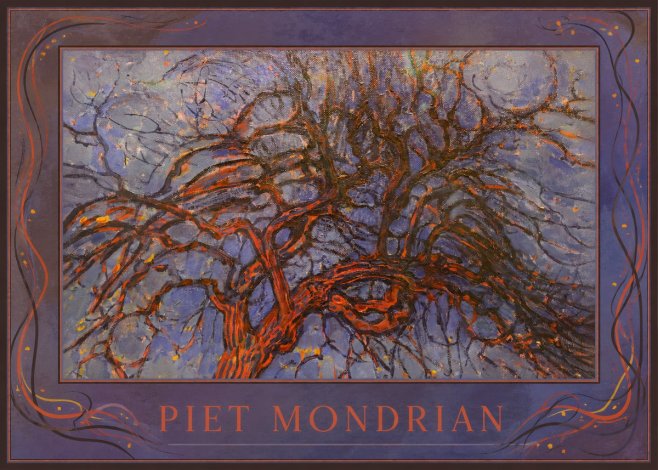 Piet Mondrian The Red Tree No1 - Juliste