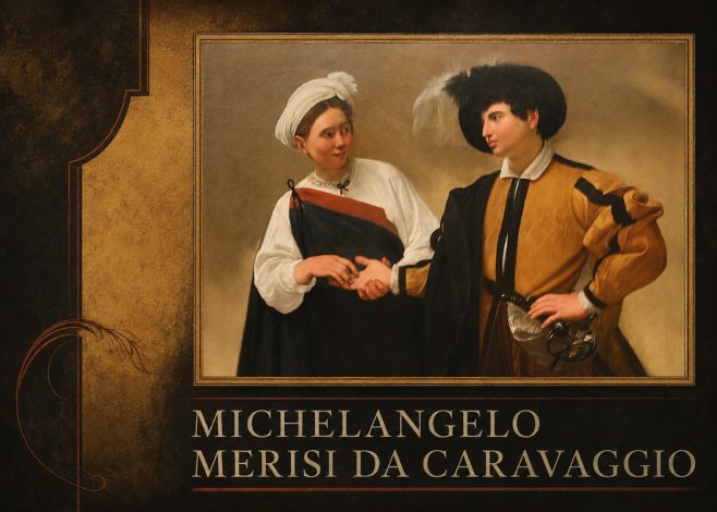 Michelangelo Merisi da Caravaggio The Cardsharps IV No2 - Juliste