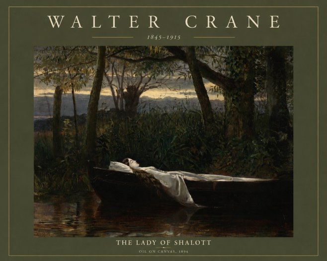 Walter Crane The Lady of Shalott No2 - Juliste