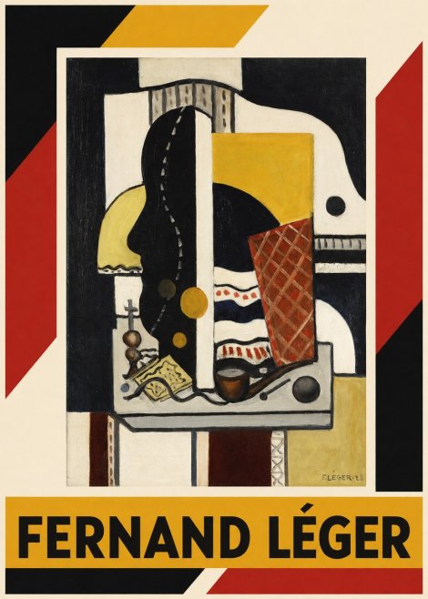 Fernand Léger Composition Au Profil No4 - Juliste