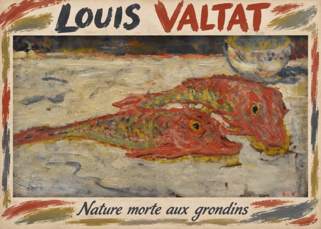 Louis Valtat Nature Morte Aux Grondins No1 - Juliste