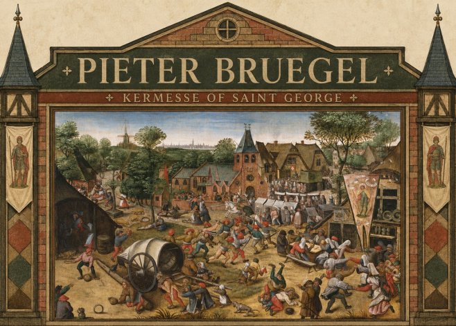 Pieter Bruegel Kermesse of Saint George No4 - Juliste