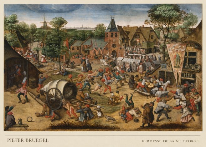 Pieter Bruegel Kermesse of Saint George No6 - Juliste