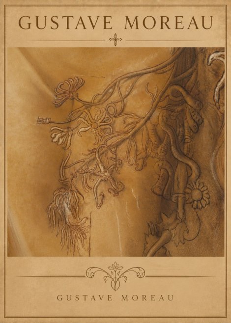 Gustave Moreau Organic Forms Study No6 - Juliste