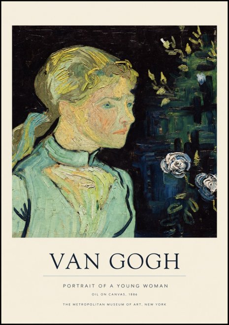 Van Gogh Portrait of a Young Woman No1 - Juliste