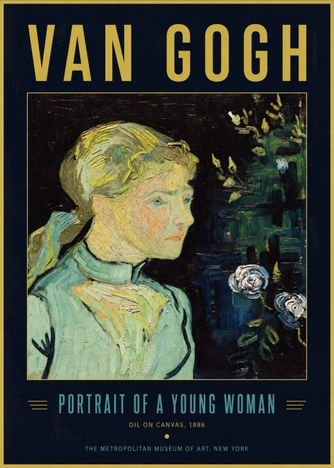 Van Gogh Portrait of a Young Woman No2 - Juliste