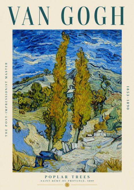 Van Gogh Poplar Trees No2 - Juliste