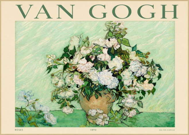 Van Gogh Roses II No2 - Juliste