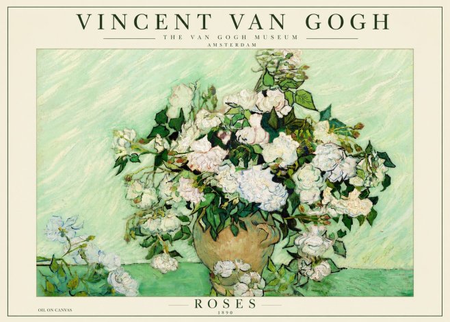 Van Gogh Roses II No3 - Juliste