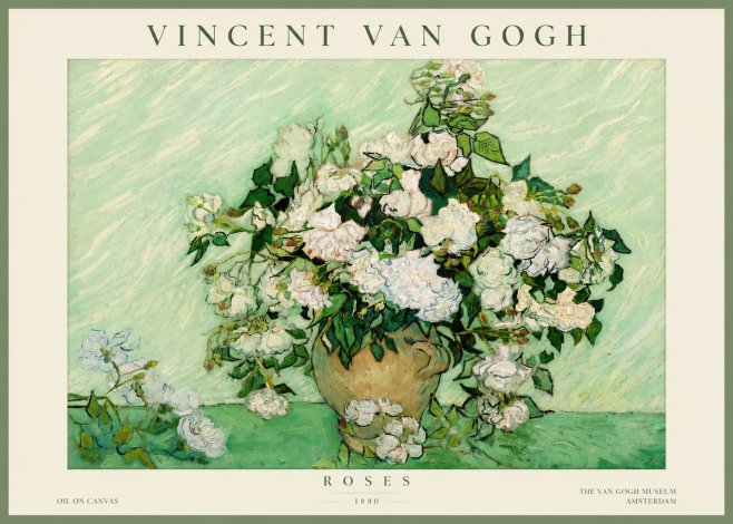 Van Gogh Roses II No4 - Juliste