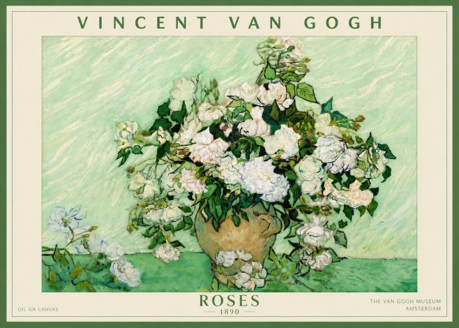 Van Gogh Roses II No5 - Juliste