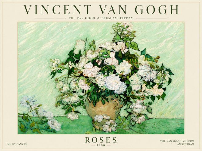 Van Gogh Roses II No6 - Juliste
