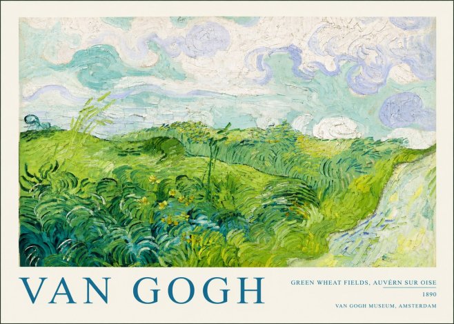 Van Gogh Green Wheat Fields, Auvern Sur Oise No2 - Juliste
