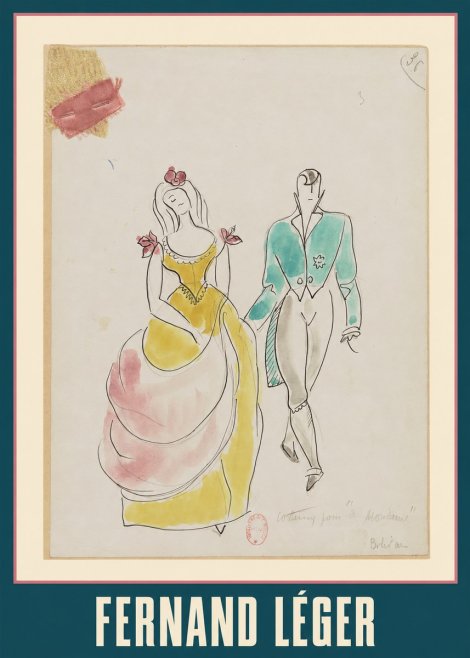 Fernand Léger Costume Pour "Le Mandarin" No1 - Juliste