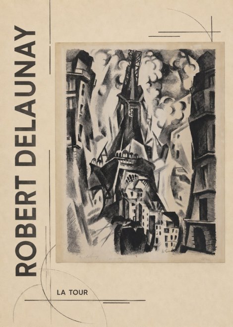 Robert Delaunay La Tour No2 - Juliste