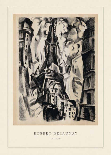 Robert Delaunay La Tour No4 - Juliste