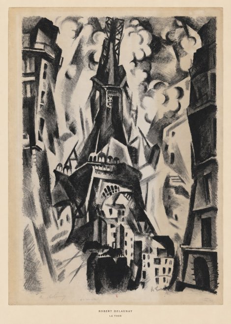 Robert Delaunay La Tour No6 - Juliste