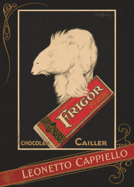 Leonetto Cappiello Chocolat Frigor No4 - Juliste