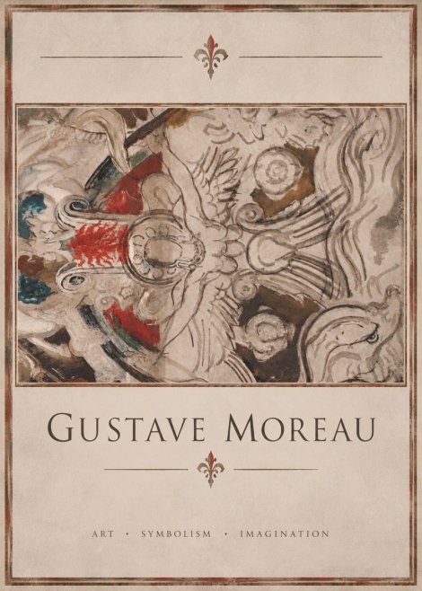 Gustave Moreau Decorative Composition No4 - Juliste