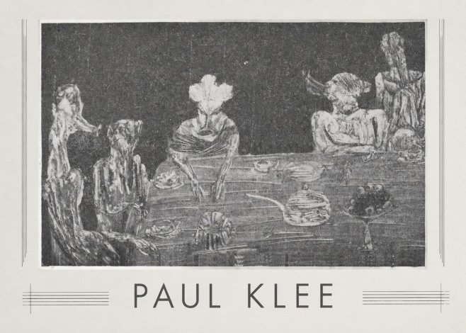Paul Klee Die Mahlzeit No1 - Juliste