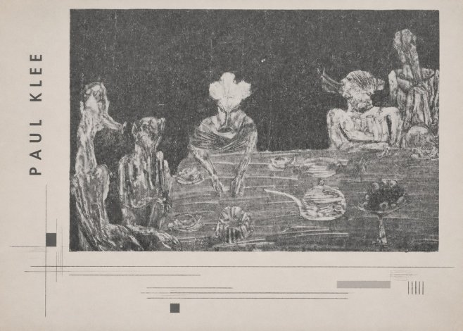 Paul Klee Die Mahlzeit No2 - Juliste
