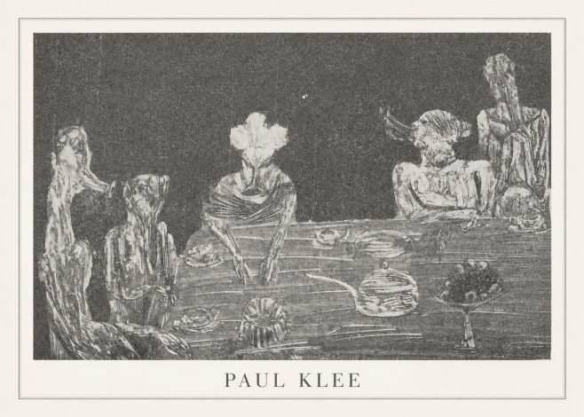 Paul Klee Die Mahlzeit No4 - Juliste