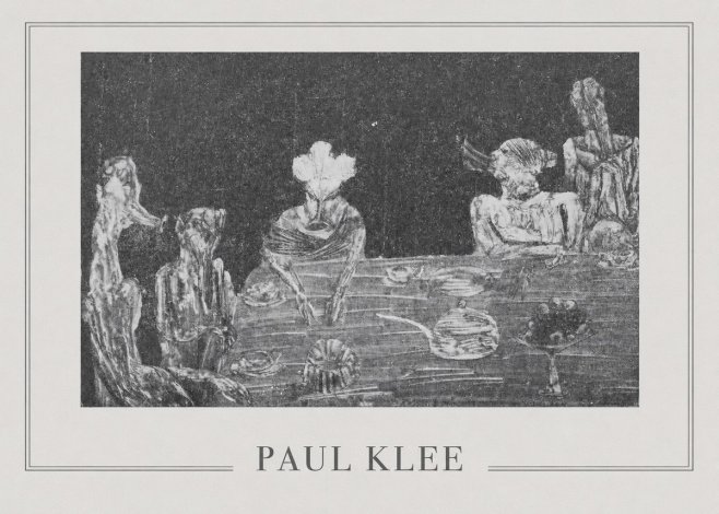 Paul Klee Die Mahlzeit No5 - Juliste