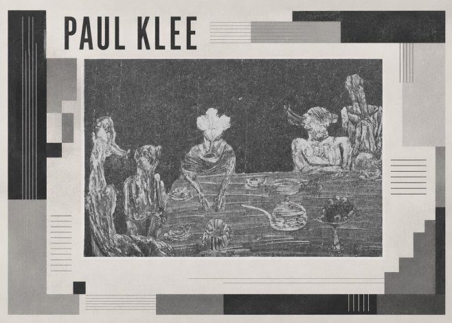 Paul Klee Die Mahlzeit No6 - Juliste