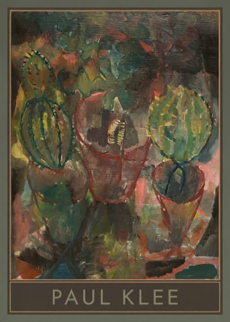 Paul Klee Three Potted Plants No1 - Juliste