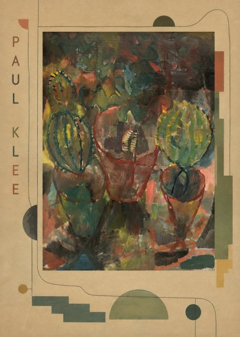 Paul Klee Three Potted Plants No3 - Juliste