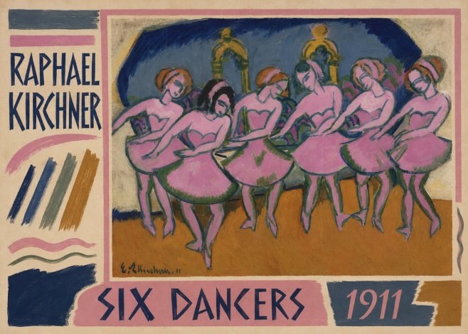 Raphael Kirchner Six Dancers No1 - Juliste