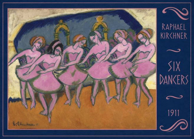 Raphael Kirchner Six Dancers No2 - Juliste