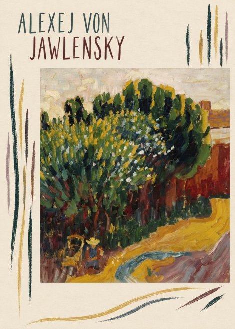 Alexej von Jawlensky Park Landscape (Murnau) No6 - Juliste