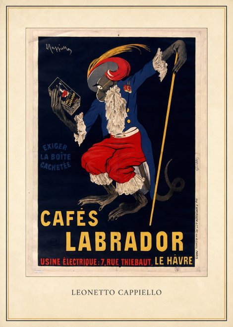Leonetto Cappiello Cafés Labrador No4 - Juliste