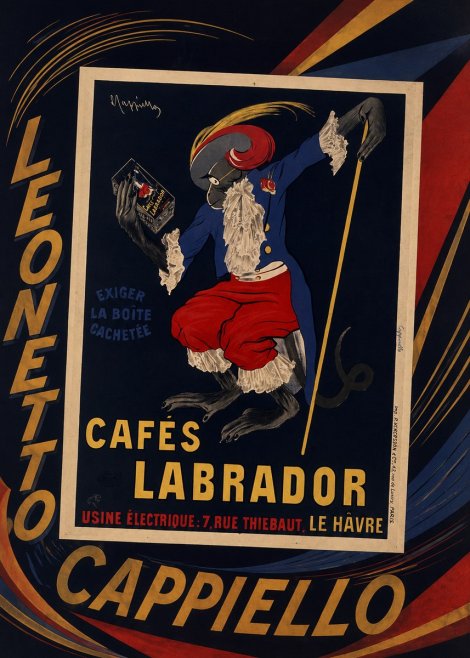 Leonetto Cappiello Cafés Labrador No5 - Juliste