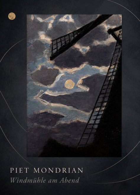 Piet Mondrian Windmühle Am Abend II No4 - Juliste