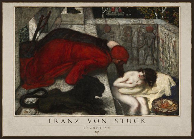 Franz von Stuck Salome No4 - Juliste