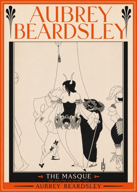 Aubrey Beardsley The Masque No3 - Juliste