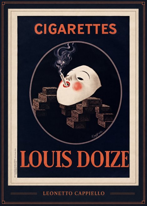 Leonetto Cappiello Cigarettes Louis Doize No1 - Juliste