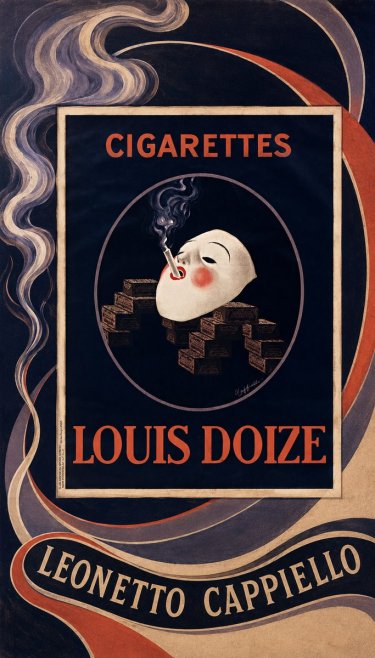 Leonetto Cappiello Cigarettes Louis Doize No3 - Juliste