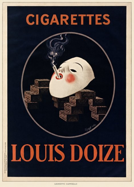 Leonetto Cappiello Cigarettes Louis Doize No6 - Juliste