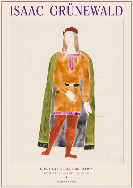 Isaac Grünewald Study for a Costume Design No1 - Juliste
