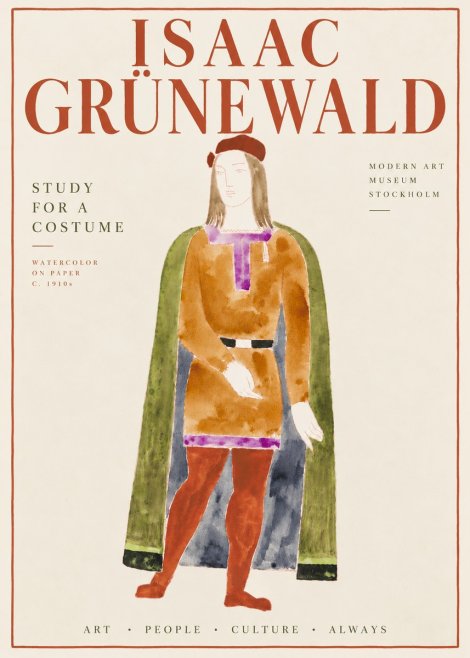 Isaac Grünewald Study for a Costume Design No6 - Juliste