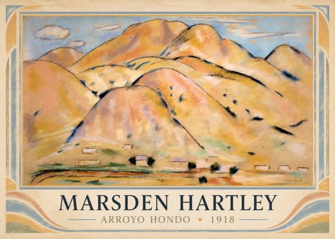 Marsden Hartley Arroyo Hondo No1 - Juliste