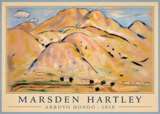 Marsden Hartley Arroyo Hondo No2 - Juliste