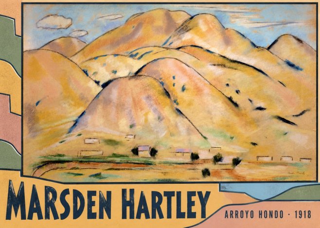 Marsden Hartley Arroyo Hondo No4 - Juliste